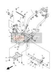 901190624500, Boulon,  Avec Rondell, Yamaha, 1